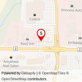 A&W on Princess Street, Kingston Ontario - location map
