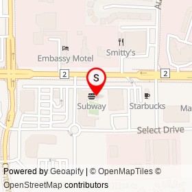 Jiffy Grill on Princess Street, Kingston Ontario - location map