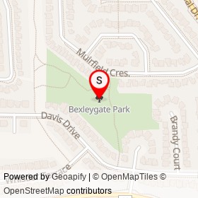 Bexleygate Park on , Kingston Ontario - location map