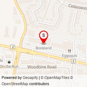 Bookland on Princess Street, Kingston Ontario - location map