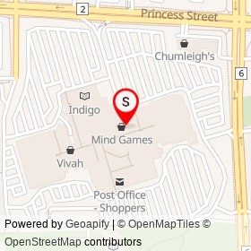 Mountain Warehouse on Gardiners Road, Kingston Ontario - location map