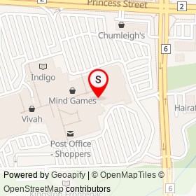 Laurier Optical on Gardiners Road, Kingston Ontario - location map