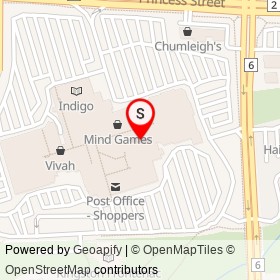 Star's Mens Shop on Gardiners Road, Kingston Ontario - location map