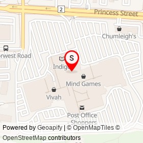 Urban Planet on Gardiners Road, Kingston Ontario - location map