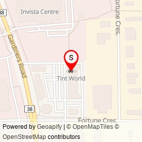 Tint World on Fortune Crescent, Kingston Ontario - location map