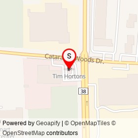 Tim Hortons on Cataraqui Woods Drive, Kingston Ontario - location map