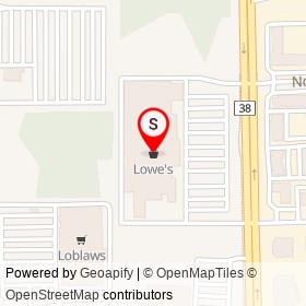 Lowe's on Gardiners Road, Kingston Ontario - location map
