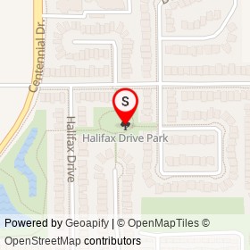 Halifax Drive Park on , Kingston Ontario - location map