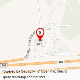 KFC on Napanee ONroute, Loyalist Ontario - location map