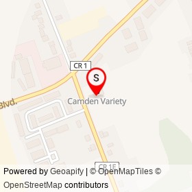 Camden Laundry on Camden Road, Napanee Ontario - location map
