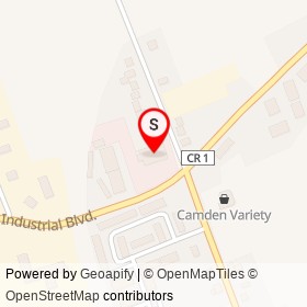 Wartman Funeral Home on Camden Road, Napanee Ontario - location map