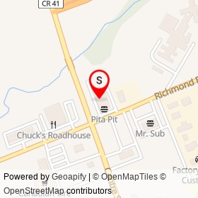 Swiss Chalet on County Road 41, Napanee Ontario - location map