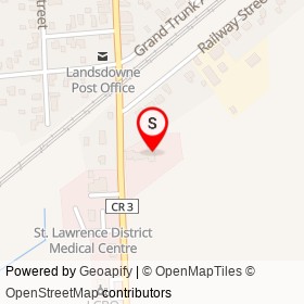 Barclay Funeral Home on Prince Street, Leeds and the Thousand Islands Ontario - location map