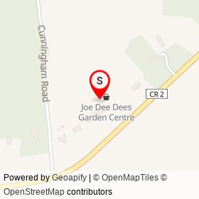 Joe Dee Dees Garden Centre on County Road 2, Leeds and the Thousand Islands Ontario - location map