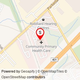 Leeds & Grenville Family Health Team on Parkedale Avenue, Brockville Ontario - location map