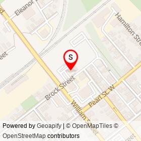 Tim Hortons on William Street, Brockville Ontario - location map