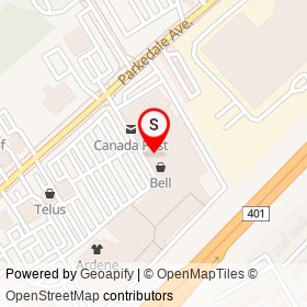 The Source on Parkedale Avenue, Brockville Ontario - location map