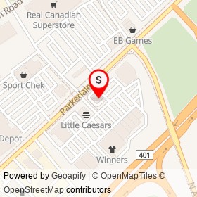 GNC on Parkedale Avenue, Brockville Ontario - location map