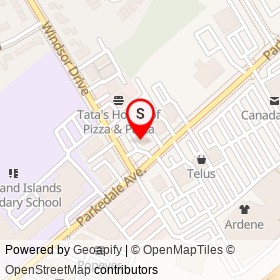Pizza Hut on Parkedale Avenue, Brockville Ontario - location map