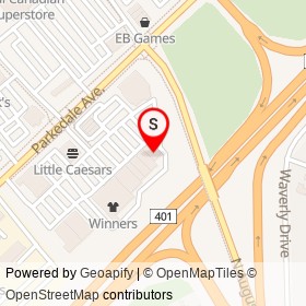 Carter's OshKosh on Parkedale Avenue, Brockville Ontario - location map