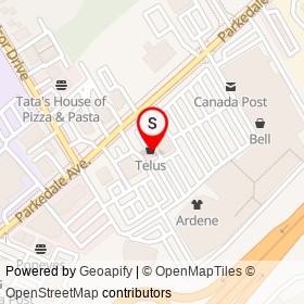 Koodo on Parkedale Avenue, Brockville Ontario - location map