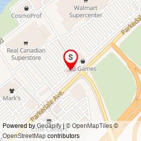 TD Canada Trust on Parkedale Avenue, Brockville Ontario - location map