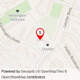 Kensington Pharmacy on Kensington Parkway, Brockville Ontario - location map