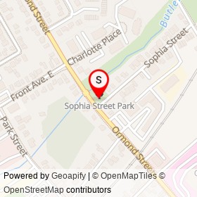 Sophia Street Park on , Brockville Ontario - location map