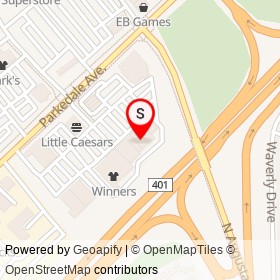 Reitmans on Parkedale Avenue, Brockville Ontario - location map