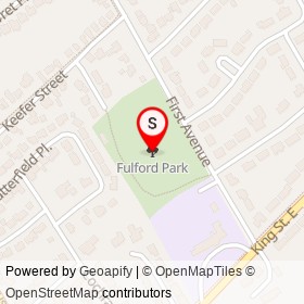 Fulford Park on , Brockville Ontario - location map