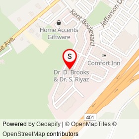 Floor & Wall Centre on Kent Boulevard, Brockville Ontario - location map