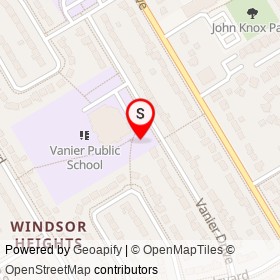No Name Provided on Vanier Drive, Brockville Ontario - location map