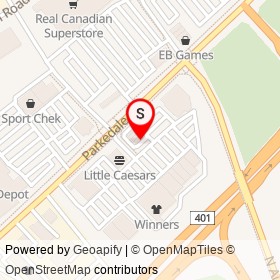 Altima Dental on Parkedale Avenue, Brockville Ontario - location map