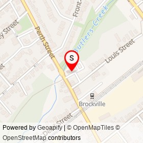 City A-1 Radiator on Perth Street, Brockville Ontario - location map