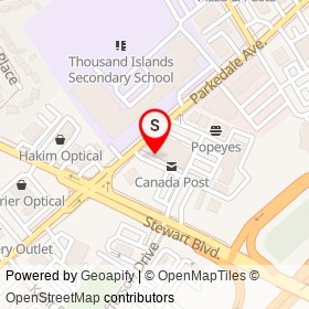 First Choice Haircutters on Stewart Boulevard, Brockville Ontario - location map