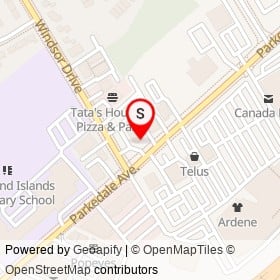 easyfinancial on Parkedale Avenue, Brockville Ontario - location map