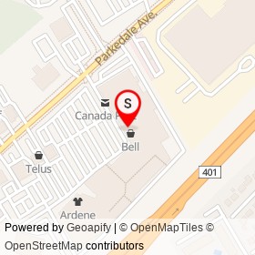 Easyhome on Parkedale Avenue, Brockville Ontario - location map