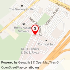 Dr. J.W.H. Hynd on Kent Boulevard, Brockville Ontario - location map