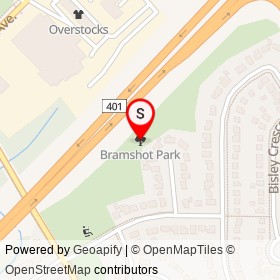 Bramshot Park on , Brockville Ontario - location map