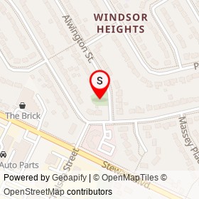 Windsor Heights on , Brockville Ontario - location map