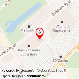 Dollarama on Parkedale Avenue, Brockville Ontario - location map