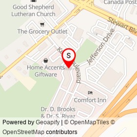 Blunt Chiropractic Clinic on Kent Boulevard, Brockville Ontario - location map