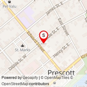 Star Wellness on Dibble Street East, Prescott Ontario - location map