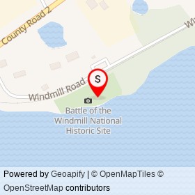 Windmill Point Light on Windmill Road, Edwardsburgh/Cardinal Ontario - location map