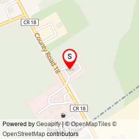 Prescott Animal Hostpital on County Road 18, Augusta Ontario - location map