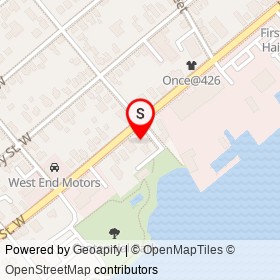 Coffee Shop on St Lawrence Street, Prescott Ontario - location map