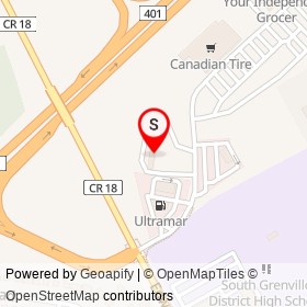 Pipeline Commercial on Prescott Centre Drive, Prescott Ontario - location map