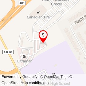 McDonald's on Prescott Centre Drive, Prescott Ontario - location map