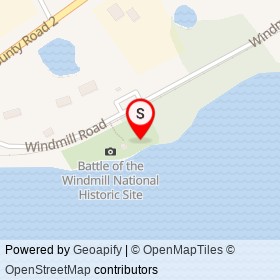 International Boundary Commision on Windmill Road, Edwardsburgh/Cardinal Ontario - location map
