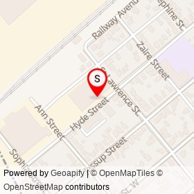 Ashley HomeStore Select on Hyde Street, Prescott Ontario - location map